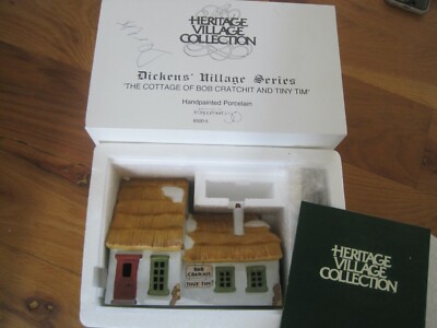 Department 56 Dickens Village Cottage Of Bob Cratchit And Tiny Tim 