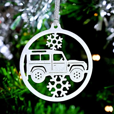 LAND ROVER DECORATION HANGING TREE XMAS CHRISTMAS ONE LIFE 4WD | eBay UK