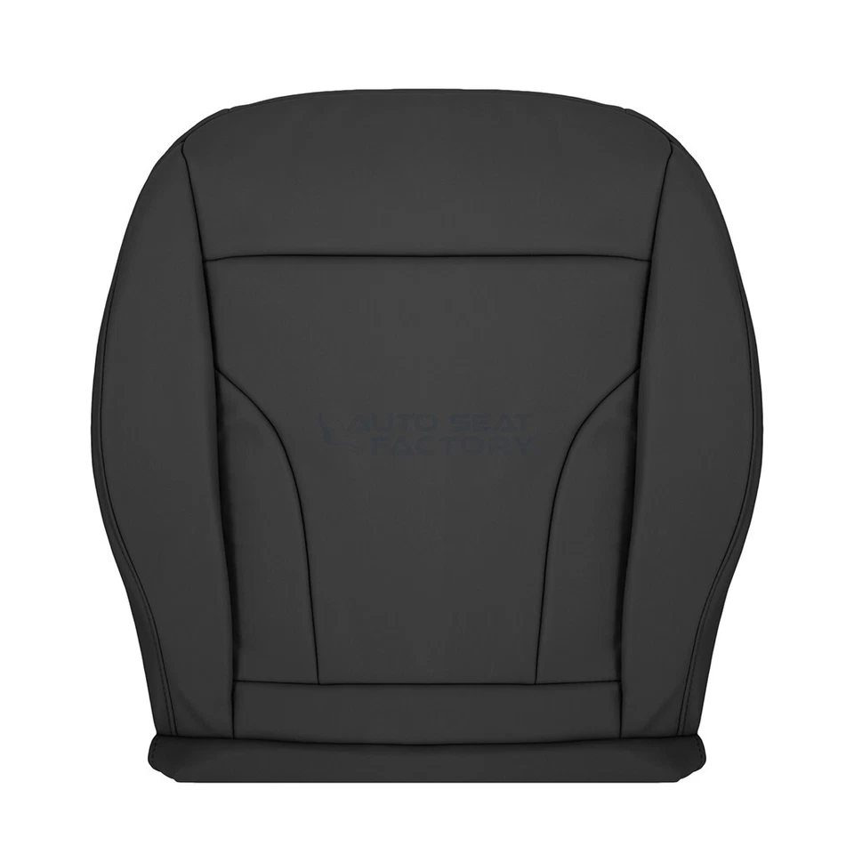 Cubierta de asiento de cuero negra inferior del lado del conductor y del pasajero para Audi Q5 2013-2017 Foto 2 de 4