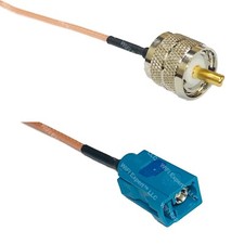 RG316 PL259 UHF Male to Fakra Z Female RF Cable Rapid-SHIP LOT