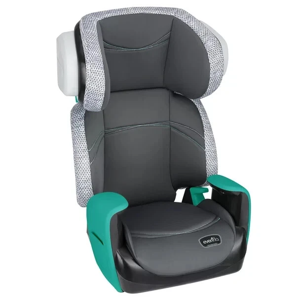 Evenflo high top back booster installation