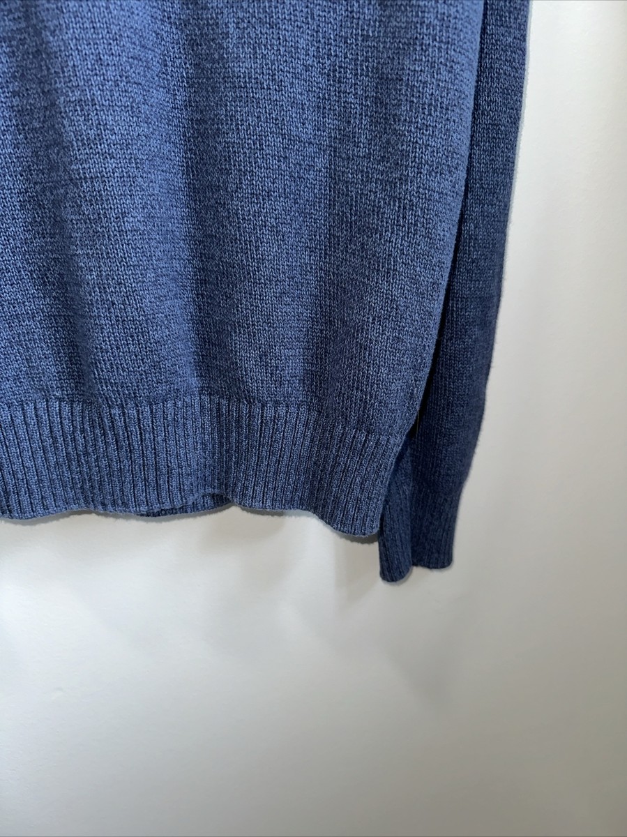 St. John's Bay Sweater Men's XL Dark Blue Crew Neck Long St. John's Bay Sweater Men's XL Dark Blue Crew Neck Long