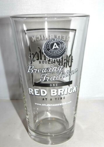RED BRICK Brewing Co. OKTOBERFEST LAGER Pint Glass Beer Atlanta, GA - Picture 1 of 4