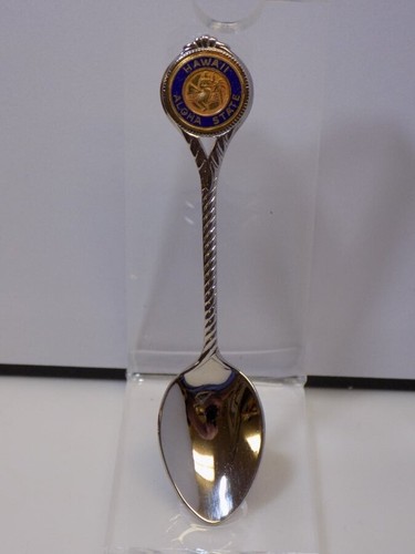 VINTAGE SOUVENIR SPOON~HAWAII ALOHA STATE~3.5"~USA MADE - Afbeelding 1 van 3
