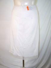 Luxite Medium 8 10 Womens Size Ivory Stretch Skirt Slip