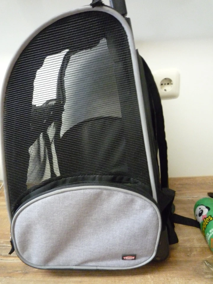 TRIXIE Trolley/Rucksack für Hunde/Katzen schwarz +Zugabe - Bild 4 von 4