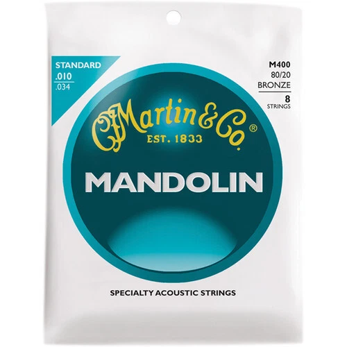 Martin M400 Mandolin Strings 80/20 Light Bronze 10-34