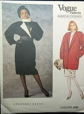 Vogue American Designer 1433 Geoffrey Beene Size 12