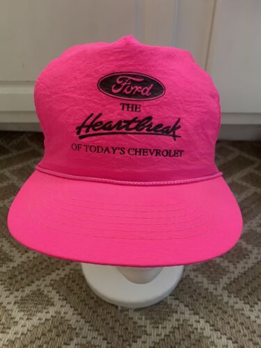 Ford The Heartbreak VTG Rope SnapBack Hat Pink Neo