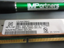 Netlist NW9257RD120DA-D27JSG 2GB DDR1 RDIMM PC2700R. Brand New!