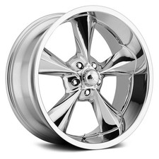 Bg Rod Works Old School Wheel 17x9.5 6 5x114.3 78.1 Chrome Single Rim