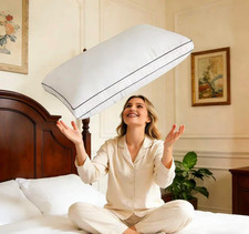 Premium Canadian Goose down Pillow Queen Size Set of 1 Pack, 900 Fill Power, 10