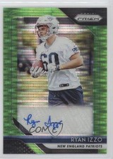 2018 Panini Prizm Rookie Neon Green Pulsar Ryan Izzo #RA-RI Auto 03sv
