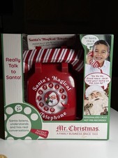 Santa  s Magical Telephone Mr Christmas Interactive Holiday Personalized Toy. New