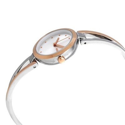 NIB / DKNY Ladies CROSSWALK Quartz Silver Dial Two-tone  display picture 2