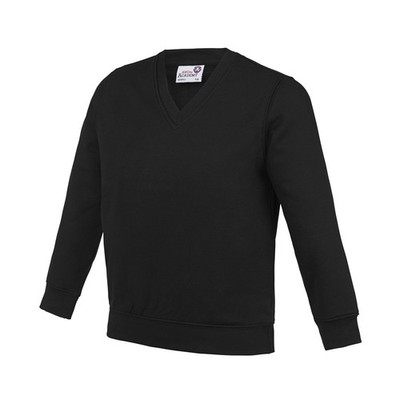 Awdis - ''Academy'' Sweatshirt V-Ausschnitt für Kinder (PC7159)