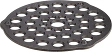 Lodge L8DOT3 Cast Iron Meat Rack/Trivet, Pre-Seasoned, 8-Inch