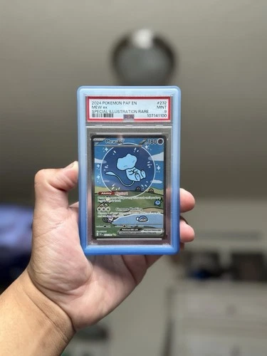Mew EX Sir 232/091 Sv: Paldean Fates PSA 9 (fat Hands Not Included , Sorry  3)