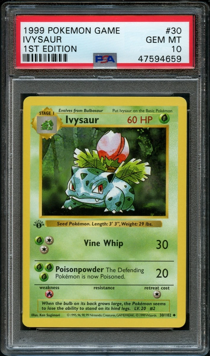 Pokémon TCG Uncommon Shadowless Individual Collectible Card Game