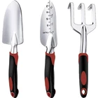 Garden Tool Set, 3 Piece Gardening Tools Includes Garden Trowel, Transplant