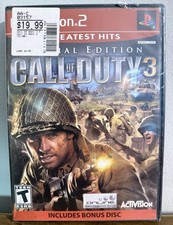 Call of Duty 3: Special Edition Greatest Hits (Sony PlayStation 2, 2007) New