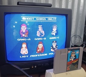 Hogan's Alley 1985 Nintendo NES solo cartucho de 3 tornillos - probado y aut&eacute;ntico