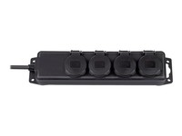 Brennenstuhl Outdoor Steckdosenleiste IP44 4-Fach 2M Schwarz