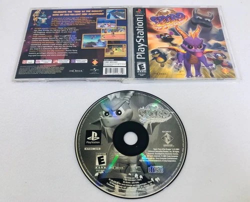 Spyro Year Of The Dragon Black Label/Greatest Hits DISC PlayStation PS1 Tested