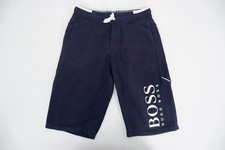 Hugo Boss Boys Sweatshorts Age 14 Yrs Navy Blue Logo Print