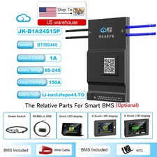 JK BMS 8S-24S 24V-72V 150A Li-ion LiFePo4 BMS with 1A ActiveBalance BT/RS485 lot