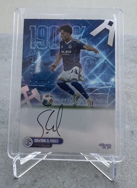 Ultimate Dropz Soufiane El-Faouzi /70 Autogramm FC Schalke 04 Bundesliga