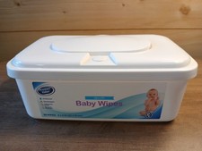 Baby Wipes Premier Value Empty Container-Refillable Pop Up Tub w/ Removable Lid