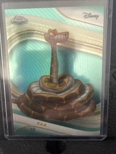 2025 Topps Chrome Disney Kaa Teal Refractor /299 Jungle Book #109