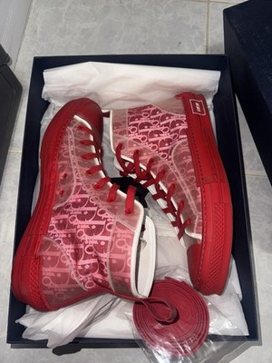 Dior B23 High Top Sneakers Red Size 48 U.S 14 Men