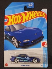 Hot Wheels HW J-Imports 9/10 '95 Mazda RX-7 in Blue 170/250
