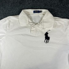 Polo Ralph Lauren Polo Shirt Mens 2XLT White Big Pony Performance Golf Tennis 3