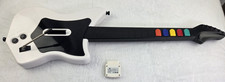 Guitar Hero Wireless White Guitar Red Octane 95025 PS2 Playstation - WITH DONGLE