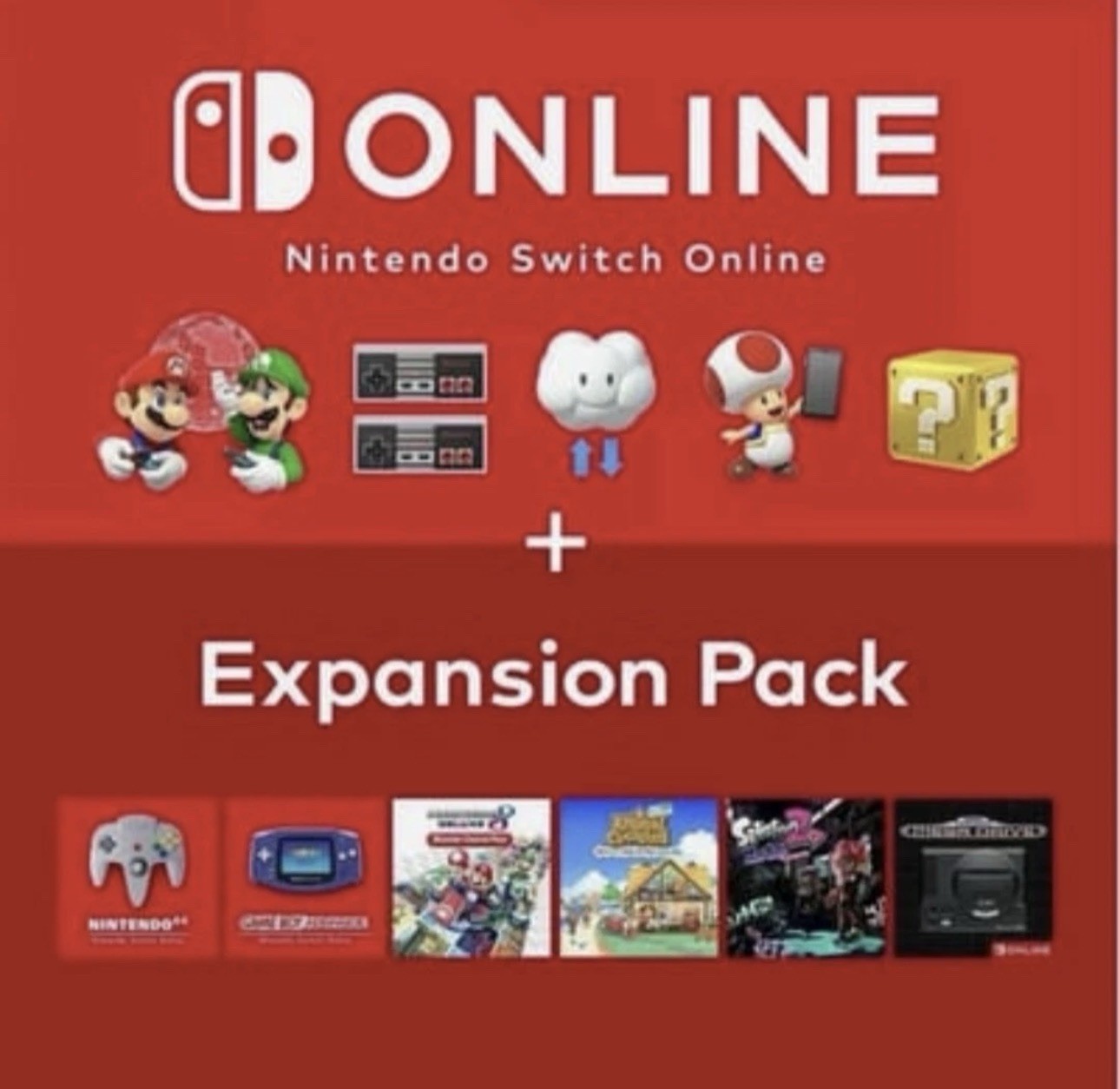 Nintendo Switch Online + Expansion Pack 12 Months Subscription
