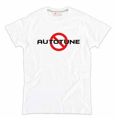 No Autotune T-Shirt Verbot Basta Auto Tune Weiß Live Musik Antiautotune