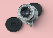 Rangefinder INDUSTAR 22 red P portrait lens 3.5/50 M39 mount Leica, Fed, Zorki