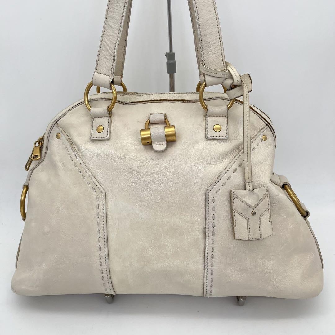 【送料&関税込】Saint Laurent Rive Gauche Shoulder Bag - Uni YVES SAINT LAURENT Rive Gauche Shoulder Bag Handbag Suede