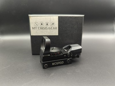 ''My Crisis Gear'' MCGRGD Electro Red & Green Gun Reflex Sight Tested Working 