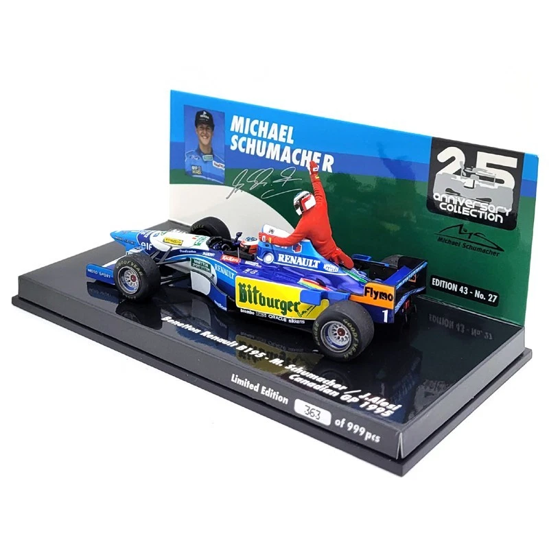 1995 Michael Schumacher Benetton B195 Canada GP TAXI - 1/43 Minichamps - Immagine 2 di 4