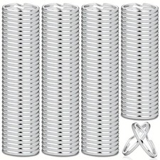 [100 Pack Keyrings] 100 Pack Keyrings | Split Key Rings for Keychain and Crafts 