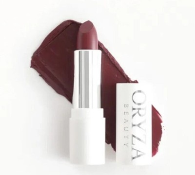 New ORYZA BEAUTY Velvet Ribbon Satin Lipstick OPUS Berry Full Size