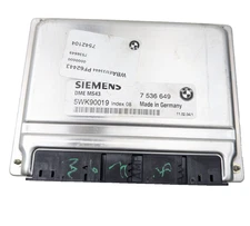 BMW E46 325i 2.5 M54B25ECU EWS3 7536649