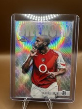 Topps Chrome Thierry Henry Arsenal Silenced Insert UEFA Champions SHH-2
