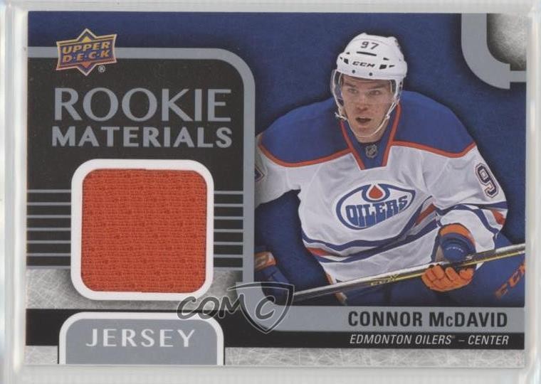 2015-16 Upper Deck Rookie Materials Connor McDavid #RM-CM RC 0jh2
