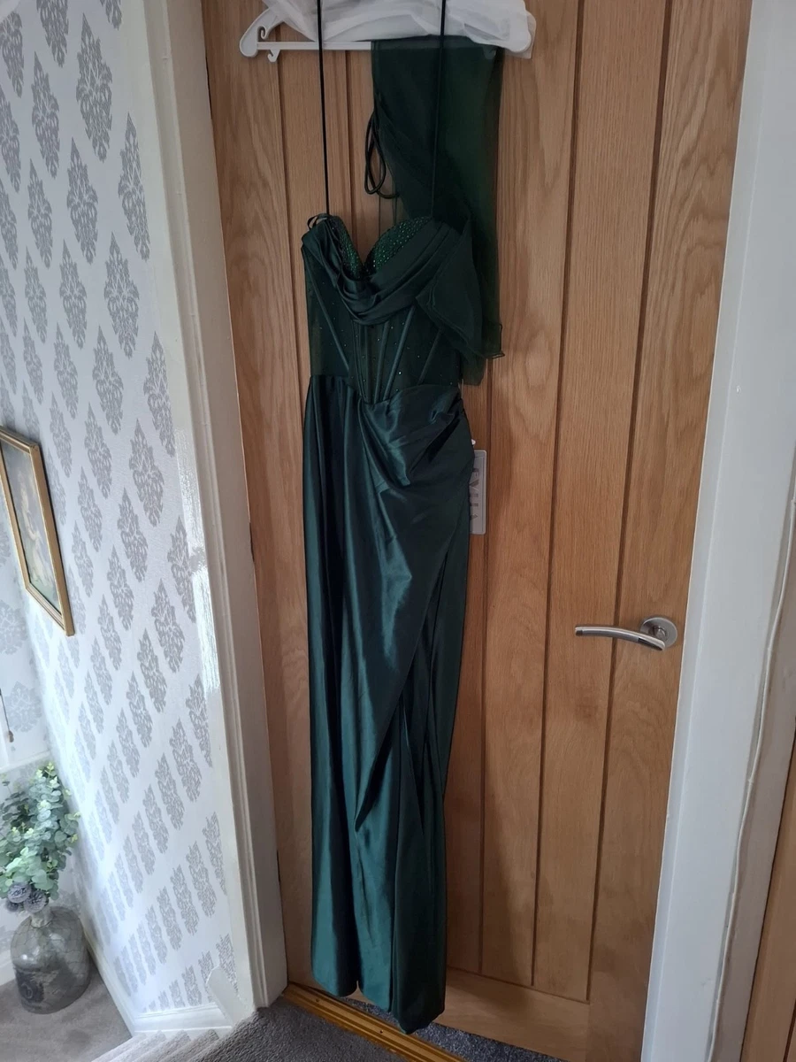 evita london prom dresses Evita London mint ruffle prom dress Deja Elite Boutique