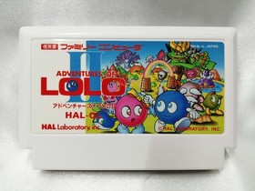 Famicom Software Model Adventures Of Lolo Ii Hal Laboratory FHG25
